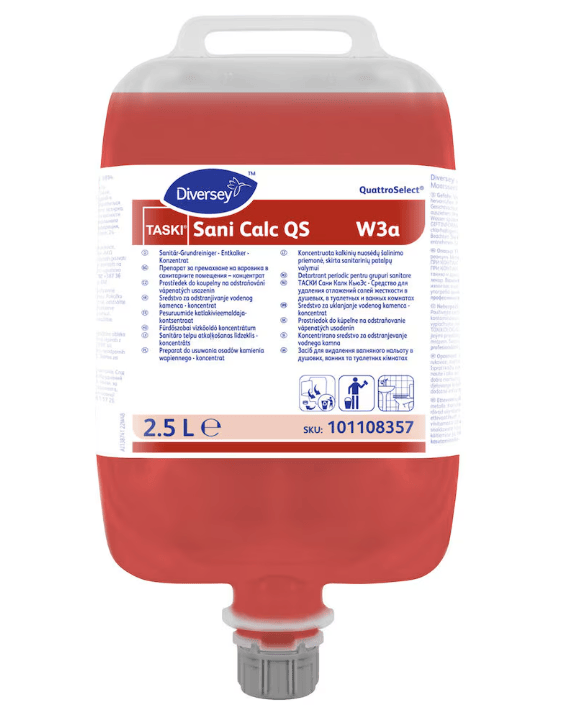 Diversey Taski Sani Calc QS 2,5L - Засіб для видалення накипу у ванній кімнаті